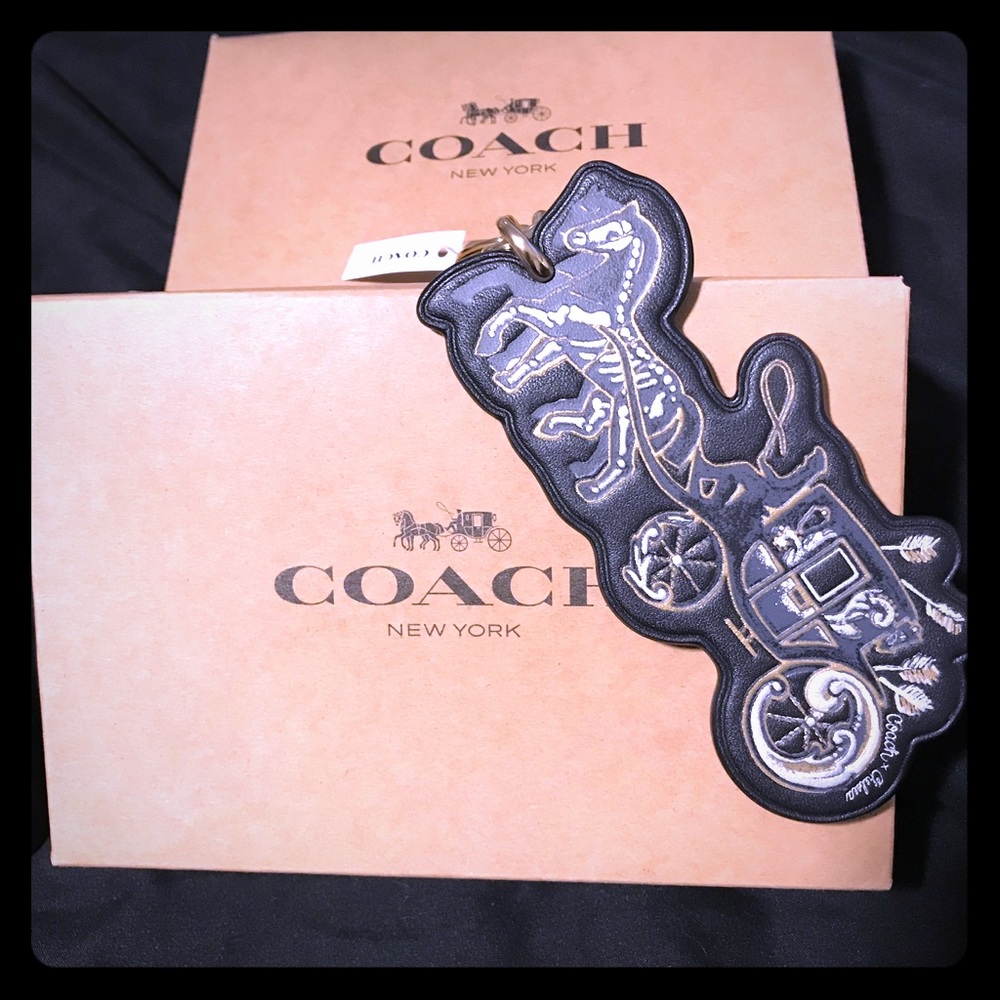 Coach Rare Carriage Key Fob- NEW